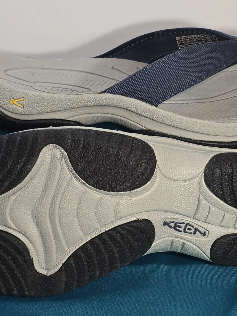 KEEN Men's Navy and Gray Comfort Flip-Flop